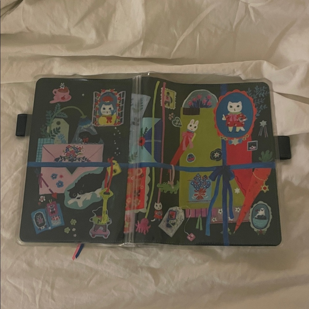 hobonichi A5 yumi kitagishi cover (with cover on cover) - Picture 2 of 3